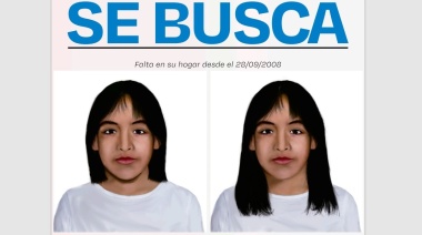 Se solicitó colaboración para la difusión de la imagen de Sofía Herrera