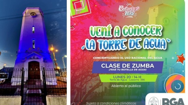 Invitan a sumarse a la jornada recreativa “Vení a conocer la Torre de Agua”