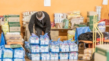 Continúa la entrega de módulos alimentarios