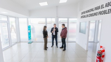 El Intendente recorrió el nuevo Centro Municipal de Abordaje Integral en Consumos Problemáticos