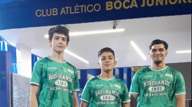Luchadores fueguinos hicieron latir la bombonera
