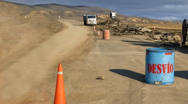Iniciaron la obra bacheo de emergencia en la Ruta 3 hacia San Sebastián