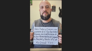 “El aparato judicial está obstaculizando el vínculo con mi hija”