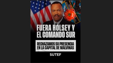 SUTEF repudió la presencia del Jefe del Comando Sur de EE. UU. en Ushuaia