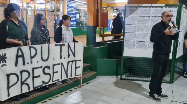 Docentes y alumnos de la UTN Río Grande se sumaron a la protesta nacional