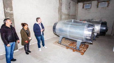 Continúan recibiendo equipamiento para el nuevo natatorio olímpico