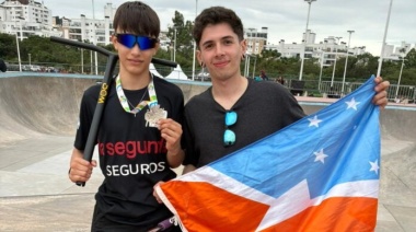 Benjamín Camino, subcampeón sudamericano de Scootering en Brasil