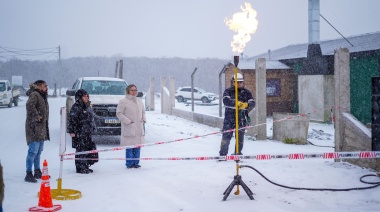 El Municipio de Tolhuin y el SUTEF trabajan en conjunto y concretan obra clave de gas para afiliados