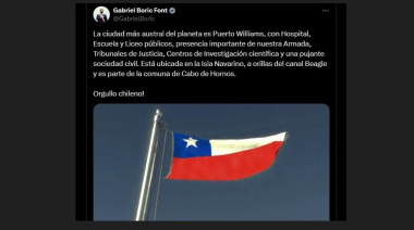 Boric dijo que Ushuaia no es la ciudad más austral del mundo y reavivó la polémica