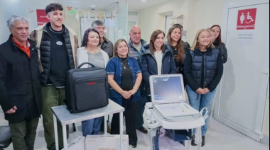 Estancia Sara donó un ecógrafo a la Cooperadora del Hospital Regional Río Grande