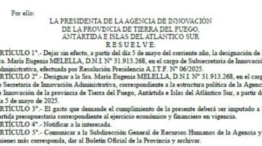 Melella le consiguió un nuevo cargo a su hermana
