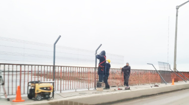 El Municipio de Río Grande avanza con las obras en el Puente General Mosconi