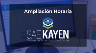 Funciona el horario ampliado para presentación de escritos judiciales