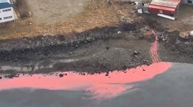 La mancha de contaminación era del municipio