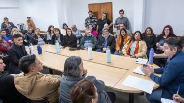 Martín Pérez mantuvo una reunión de trabajo con vecinos y vecinas de zona sur