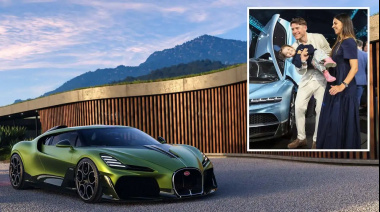 El ushuaiense Facundo Elías diseñó el primer Bugatti one-off