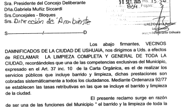 Crisis de limpieza en Ushuaia: vecinos exigen acción municipal