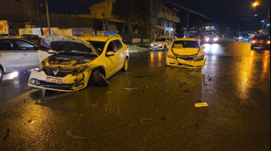 Violento choque en esquina de Ushuaia