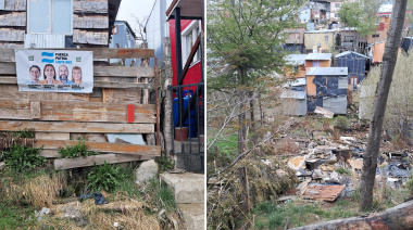 Casi un centenar de familias de Ushuaia viven entre las cloacas