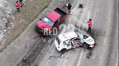 Grave estado del conductor chileno tras el choque fatal en la Ruta Provincial C