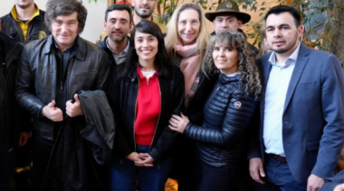 Milei recibe a los legisladores libertarios electos fueguinos