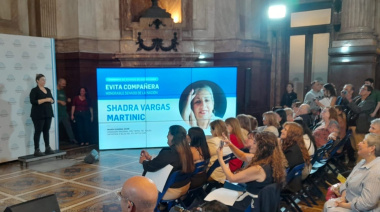 Shadra Vargas Marticnic fue distinguida en el Senado de la Nación