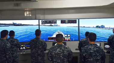 La Armada Argentina sumó un simulador de navegación con tecnología fueguina