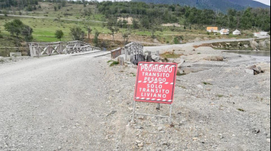 El puente Yuco de Tolhuin sólo permite el paso de vehículos livianos