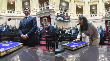 Agustín Coto y Belén Montes de Oca juraron en la Cámara Alta