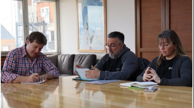 Autoridades del SUTEF se reunieron con el gobernador