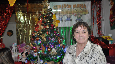 Final feliz para la mesa navideña en el Comedor de María