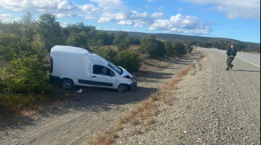 Vuelco en Ruta 3 sin heridos a la altura de El Relincho