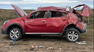 Una familia de Río Grande volcó en Chile cuando salían de vacaciones