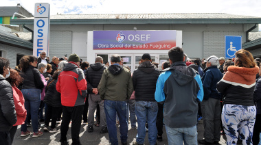 Afiliados de OSEF protestaron en Río Grande y llevarán el reclamo a la Justicia penal