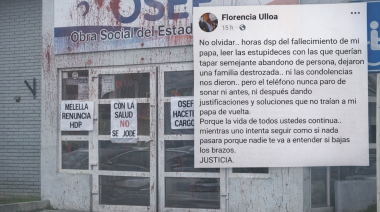 “Intentaron tapar el abandono”: el grito de Florencia Ulloa contra OSEF y el Estado