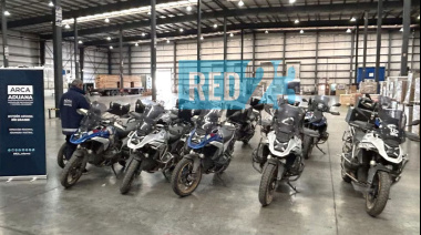 Aduana incautó 12 motos de alta gama valuadas en 480 mil dólares