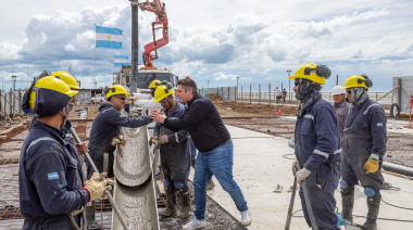 Río Grande avanza con la obra de la Carpa de la Dignidad