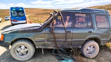 Accidente en Ruta F: Un joven resultó herido y fue trasladado al hospital