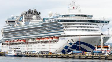 Arribó a Ushuaia el crucero Sapphire Princess con más de 3.600 personas a bordo