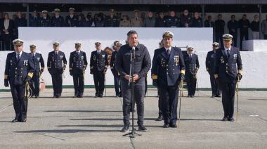 Cambio de mando en el BIM 5: el intendente Martín Perez acompañó la ceremonia oficial