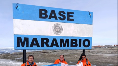 Investigadores cordobeses instalaron un sistema de seguimiento aéreo en la Antártida