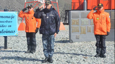 Cambio de autoridades en la Base Orcadas