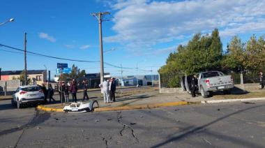 Choque entre dos vehículos en Cabo de Hornos y Santa Rosa: dos mujeres resultaron con lesiones