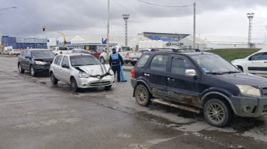 Triple choque en San Martín: una conductora fue trasladada al hospital