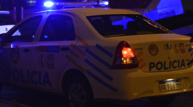 Policía capturó a un sospechoso con tarjetas robadas y un arma blanca