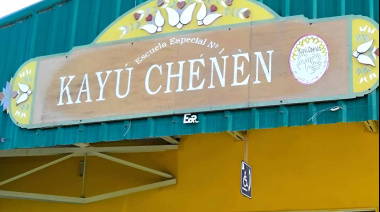 Las obras en la Escuela Kayú Chénèn, sin fecha de reapertura