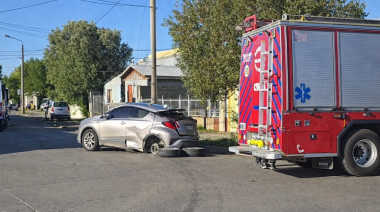 Fuerte accidente en Río Grande: una conductora fue trasladada al hospital