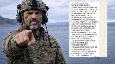 Ushuaia: chats revelan presión de funcionarios para garantizar asistencia a una movilización