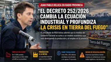 Deluca advierte que el decreto nacional 252 “reconfigura el modelo y empuja a Tierra del Fuego a perder competitividad”