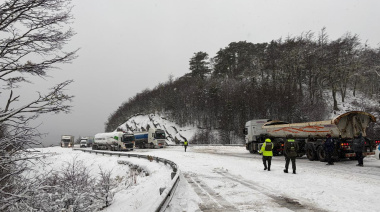Alerta por hielo y nieve en el tramo entre Tolhuin y Ushuaia